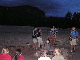 Evening Campfire at Urraca