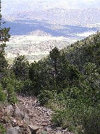 On the trail between Clark’s Fork and Shaeffers Pass