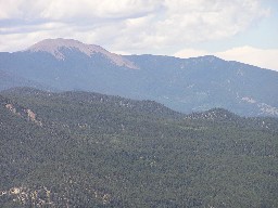 View of Baldy from Tooth Ridge