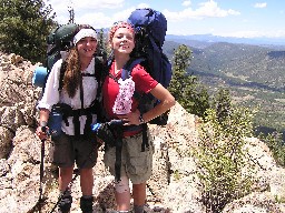 On the trail to Tooth Ridge Camp