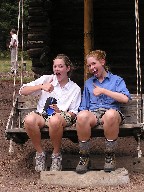 Relaxing on the Swing at Crooked Creek