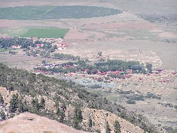 Base Camp, the training center and the Seton museum from the Tooth