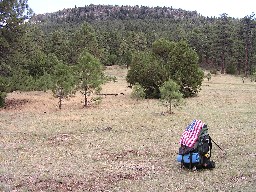 View of Urraca Mesa from Stonewall Pass