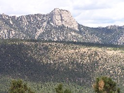 The Tooth from the trail between Urraca and Bear Caves