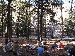 Campsite at Tooth Ridge Camp