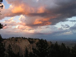 Sunset at Tooth Ridge Camp