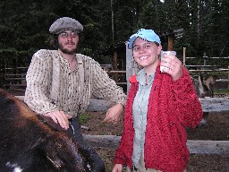 Milking at Crooked Creek