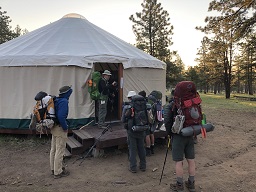 Staff Yurt at Whiteman Vega